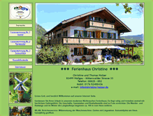 Tablet Screenshot of christine-holzer.de